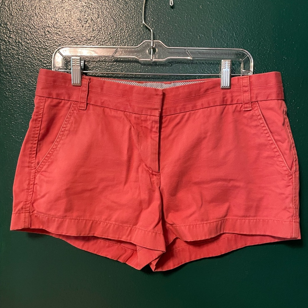 J. Crew Chino shorts. Size 8. Pink.